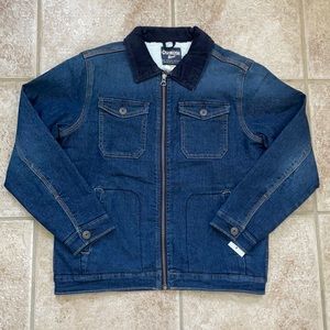 OshKosh Boys Sherpa Lined Knit Denim Jacket